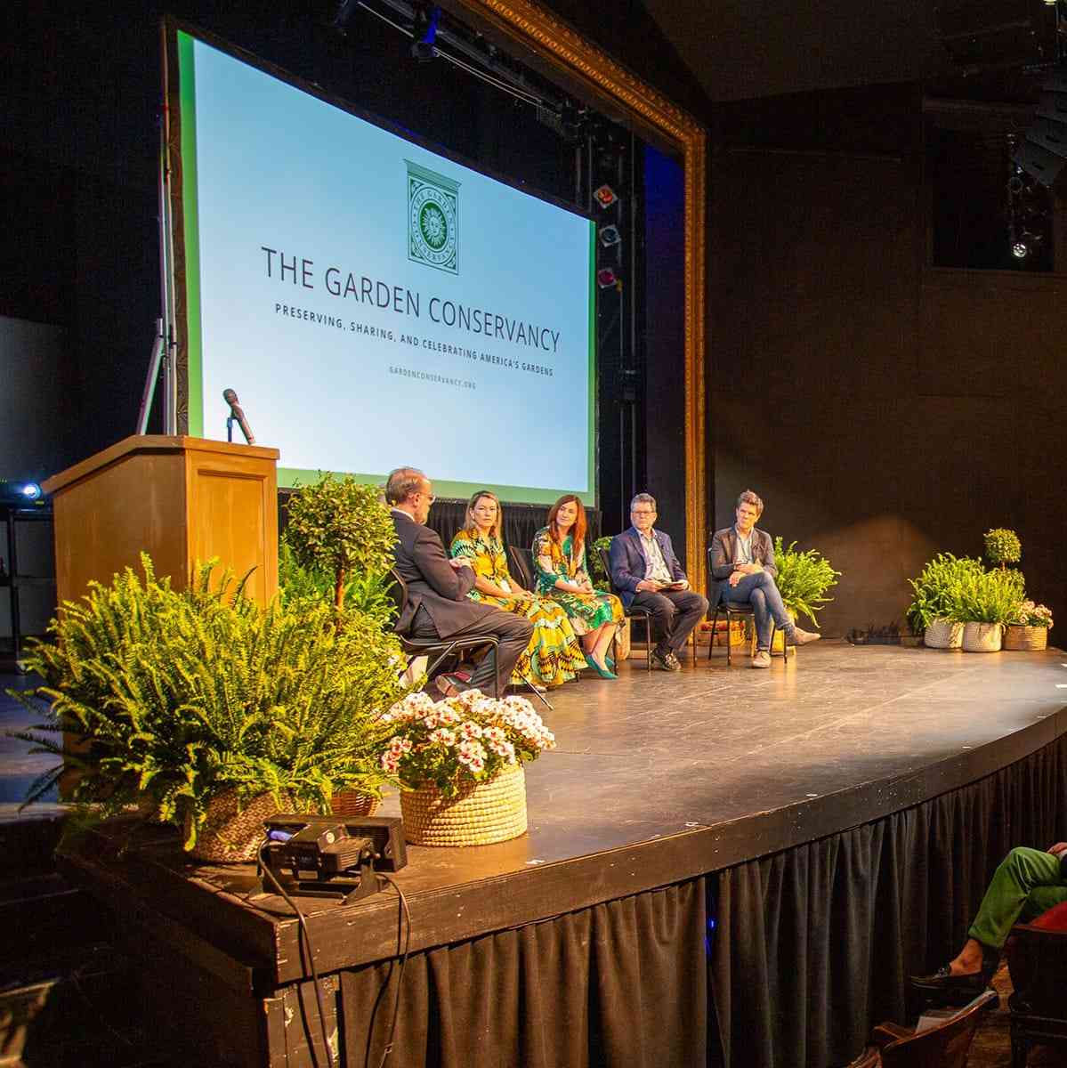 Panelists premiere of A Garden in Conversation: Louise Wrinkle's Southern Woodland Sanctuary in Birmingham, AL.