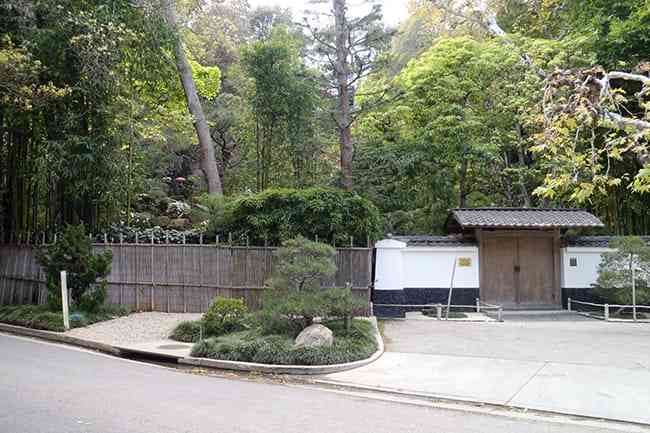 Hannah Carter Japanese Garden in Los Angeles, California.