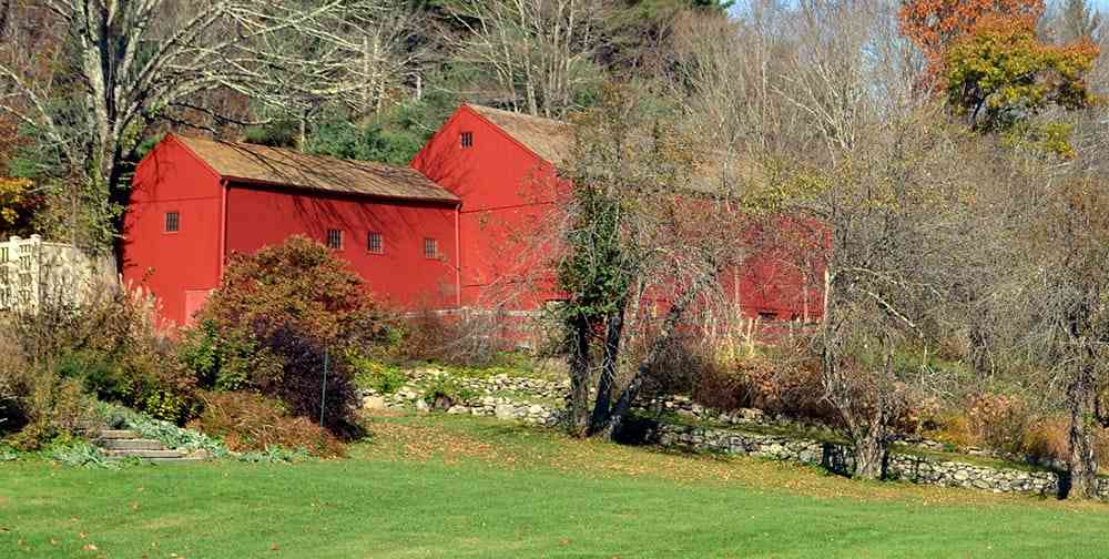 Hollister house barn and garden